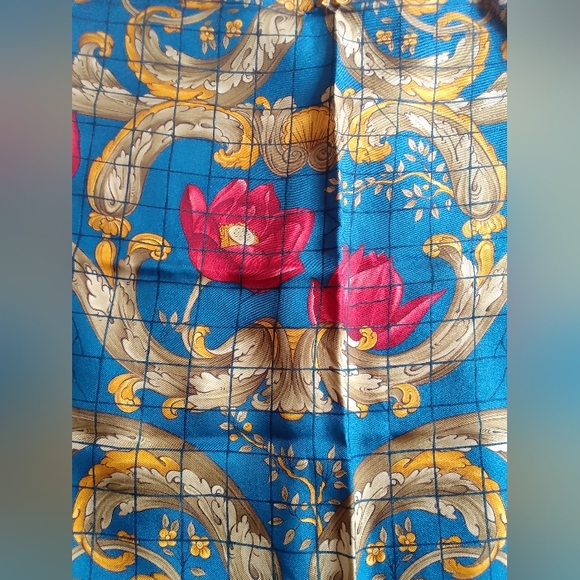 Aquanscum Of London Silk Scarf - Picture 5 of 9
